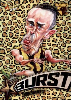 2020 Select Footy Stars - Starburst Caricature Leopard #SBL39 Tom Scully Front